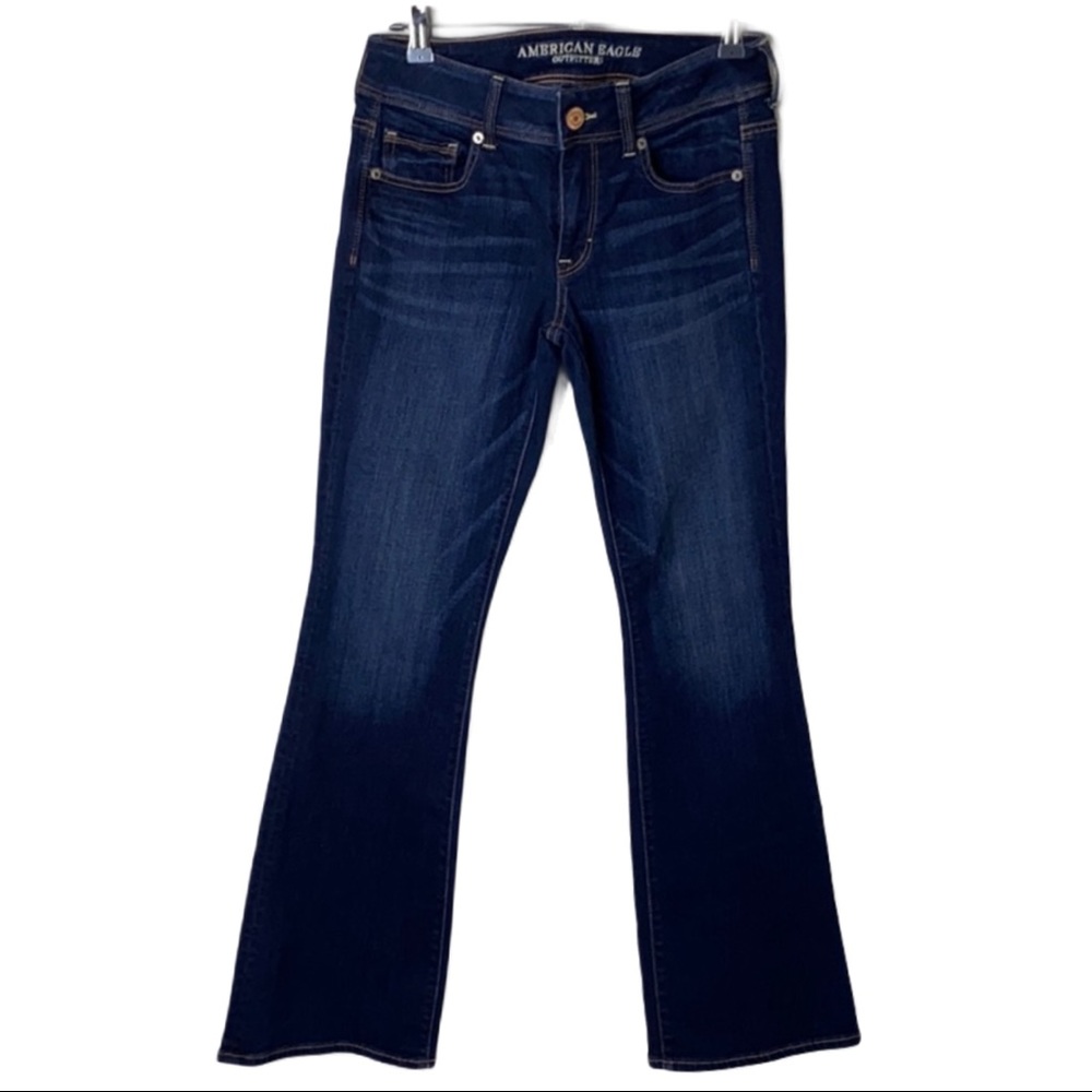 American Eagle Jeans Kickboot Short Dark Size 4